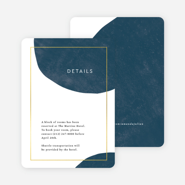 Contemporary Love Wedding Invitation Suites - Yellow