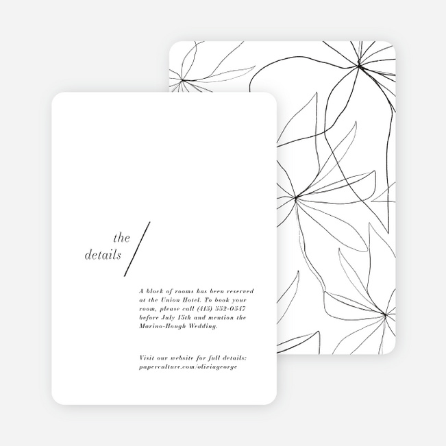 Delicate Details Wedding Invitations - White