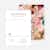 Foil Bountiful Frame Wedding Response Cards - Pink