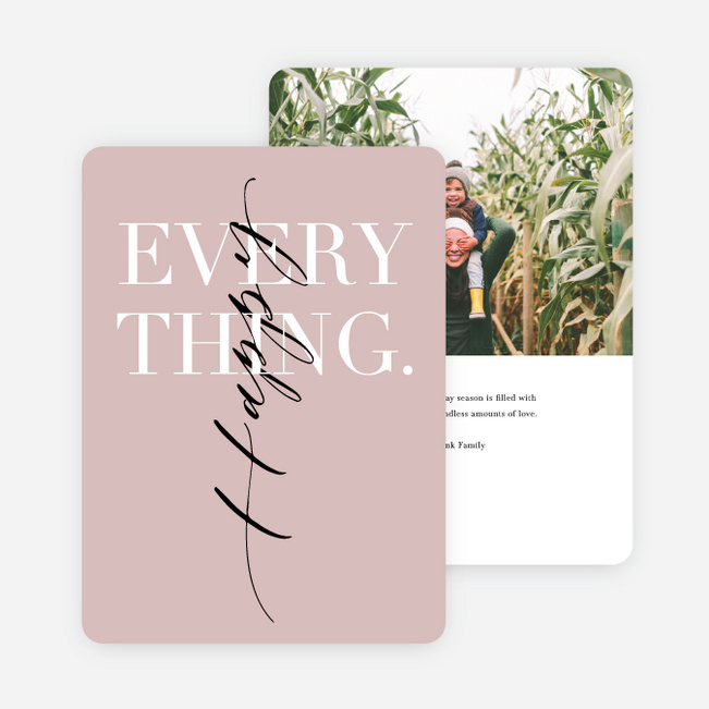 Elegance New Year Cards - Pink
