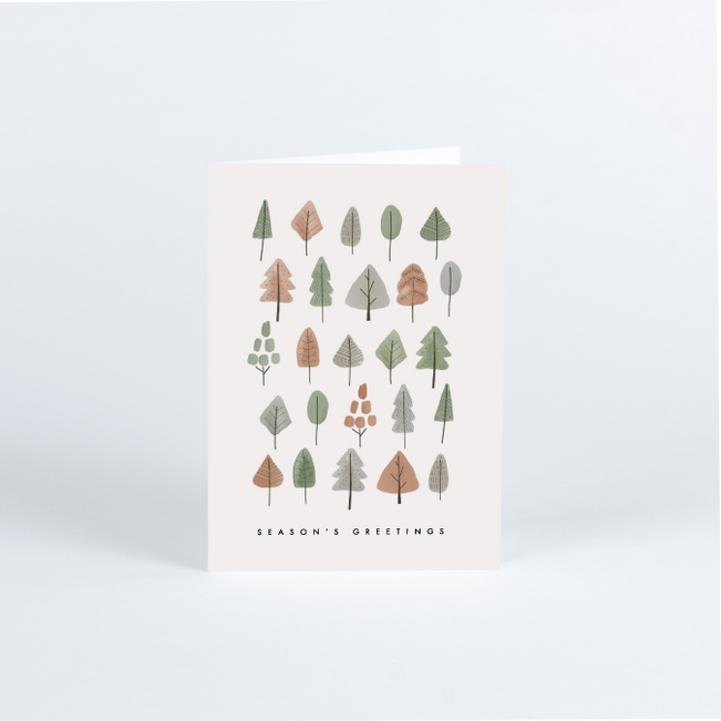 Woodsy Friends Company Holiday Cards - Multi