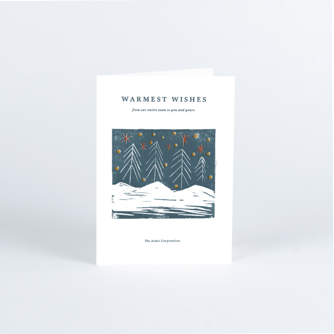 Artistic Scenery Company Holiday Cards - Blue