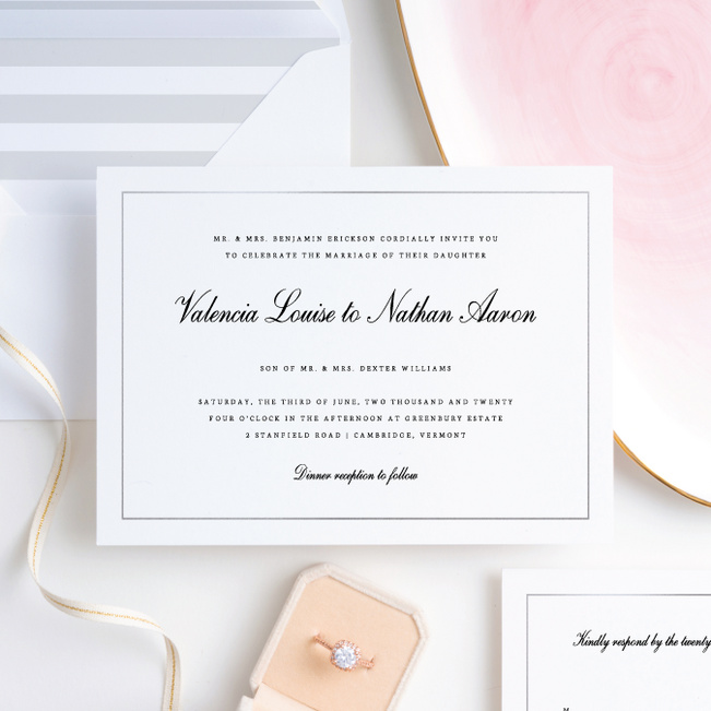 Classic Style Wedding Invitation Suites | Paper Culture