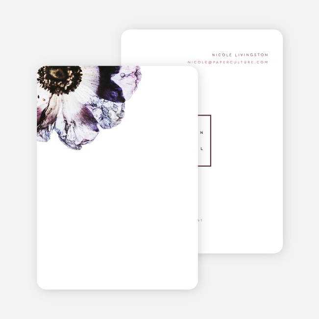 Together Forever Wedding Thank You Cards - Purple