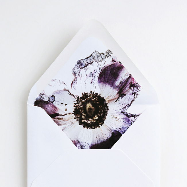 Together Forever Envelope Liners - Purple