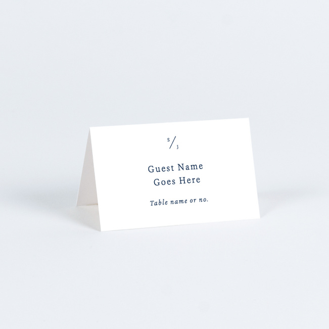 A Classy Affair Wedding Name Cards & Place Cards - Blue