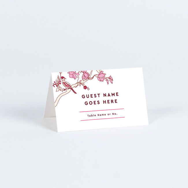 wedding invitations and place cards