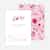 Summer of Love Wedding Response Cards - Pink