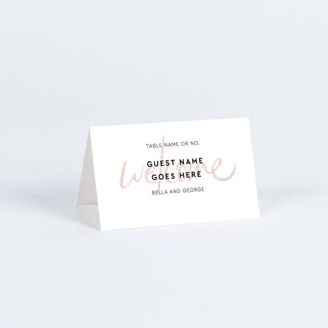 Abstract Beauty Wedding Name Cards Place Cards Paper Culture