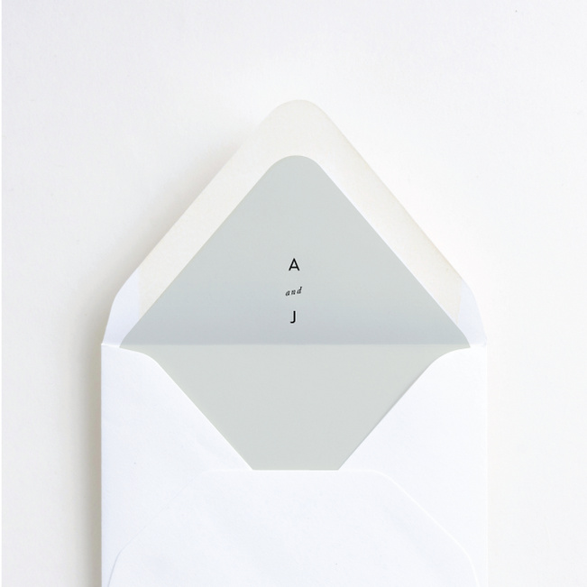 Headline Act Wedding Envelope Liners - Green