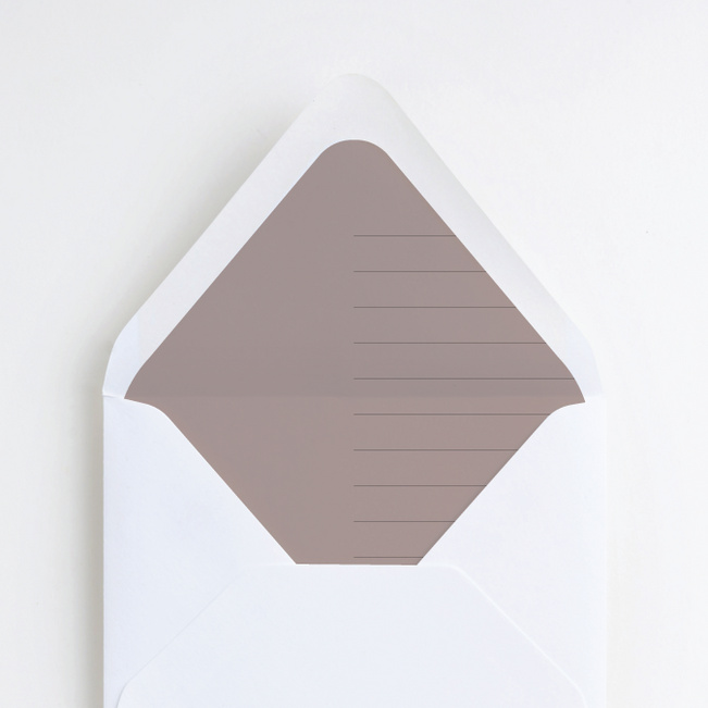 Perfectly Balanced Wedding Envelope Liners - Brown