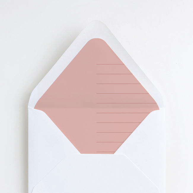 Perfectly Balanced Wedding Envelope Liners - Pink
