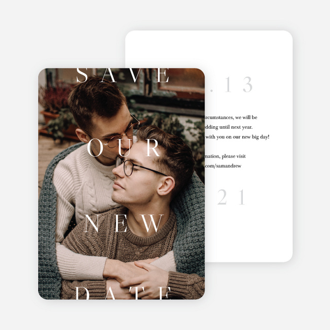 Love So Big Change of Event Cards - White