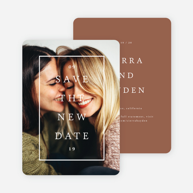 Our Story Change of Event Cards - Orange