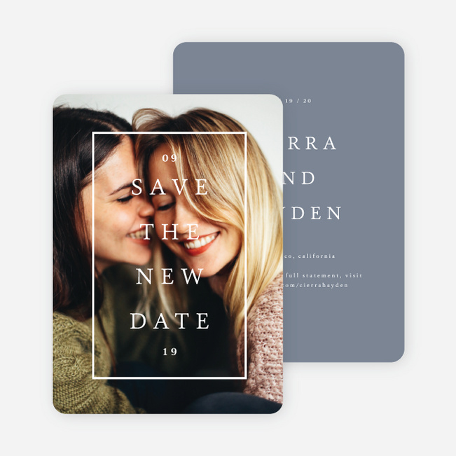 Our Story Change of Event Cards - Blue