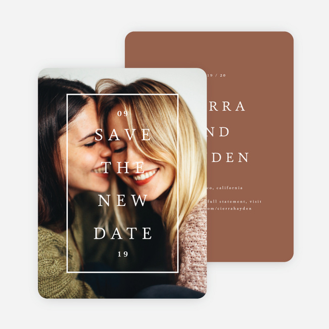 Our Story Change of Event Cards - Orange