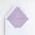 A Wonderful Feeling Wedding Envelope Liners - Purple