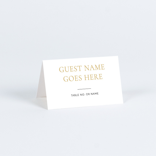 All that Matters Wedding Name Cards & Place Cards - Yellow