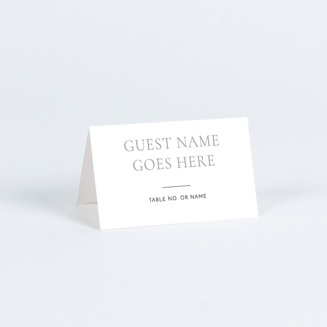 All that Matters Wedding Name Cards & Place Cards - Gray
