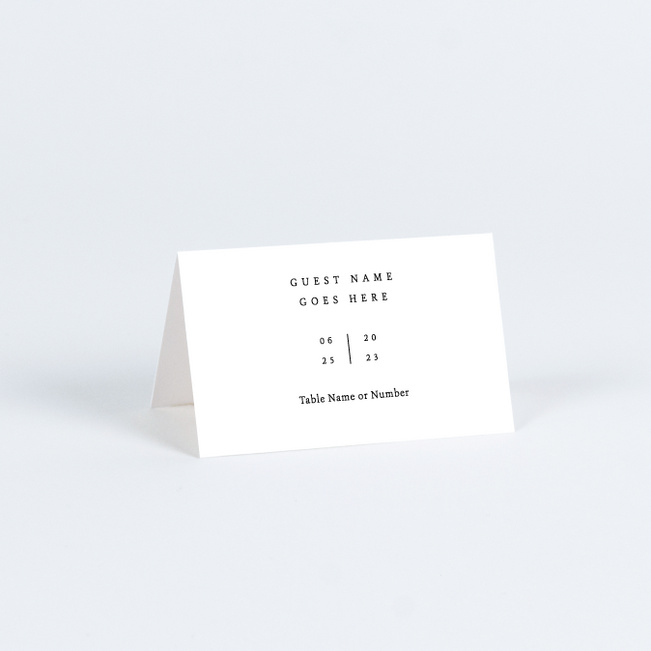 Tried and True Wedding Name Cards & Place Cards - White