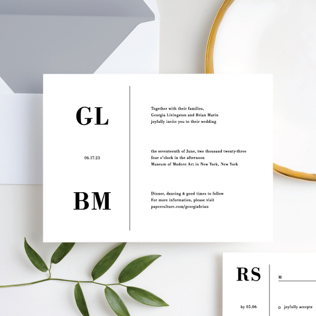 Truly Sublime Wedding Invitation Suites - White