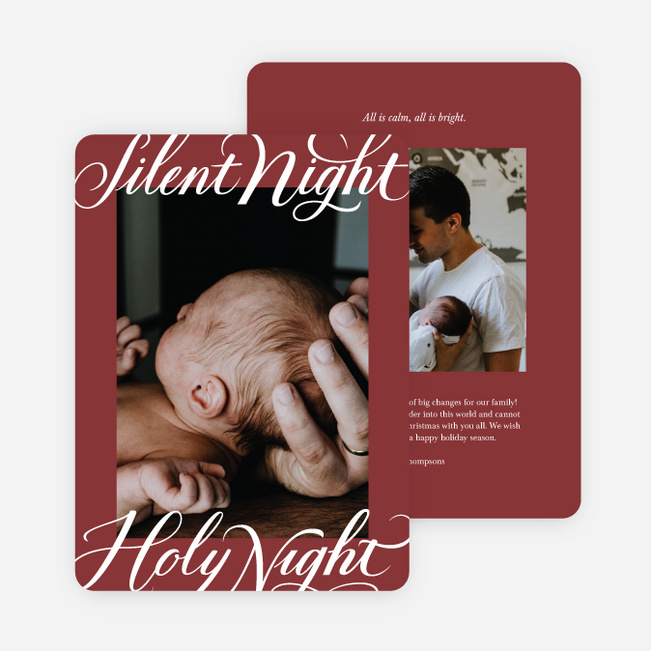 So Tender Christmas Cards - Red