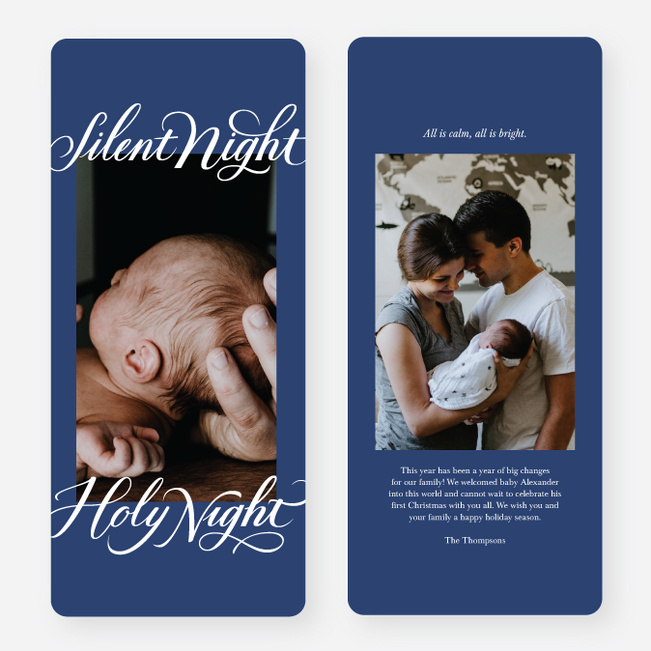 So Tender Christmas Cards - Blue