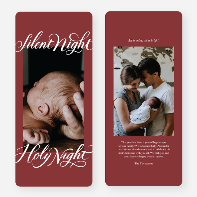 So Tender Christmas Cards - Red