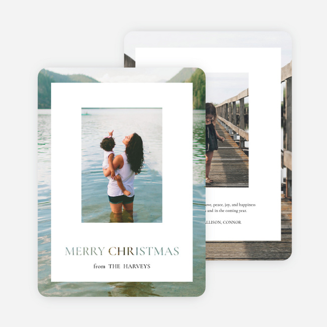 Happiness in Focus Christmas Cards - White