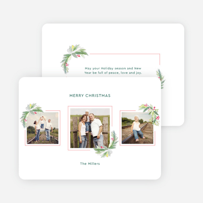 Happiness Framed Christmas Cards - Multi