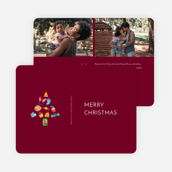 Our Favorite Things Christmas Cards - Red