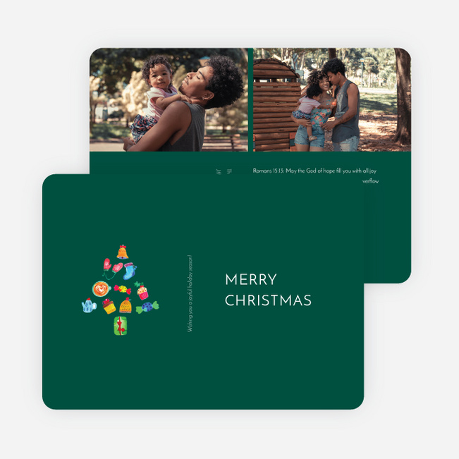 Our Favorite Things Christmas Cards - Green