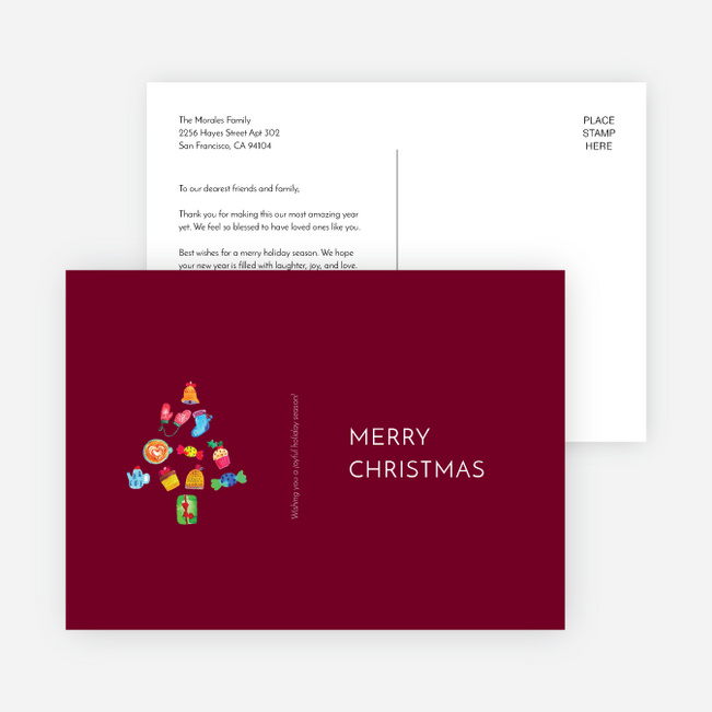 Our Favorite Things Christmas Cards - Red