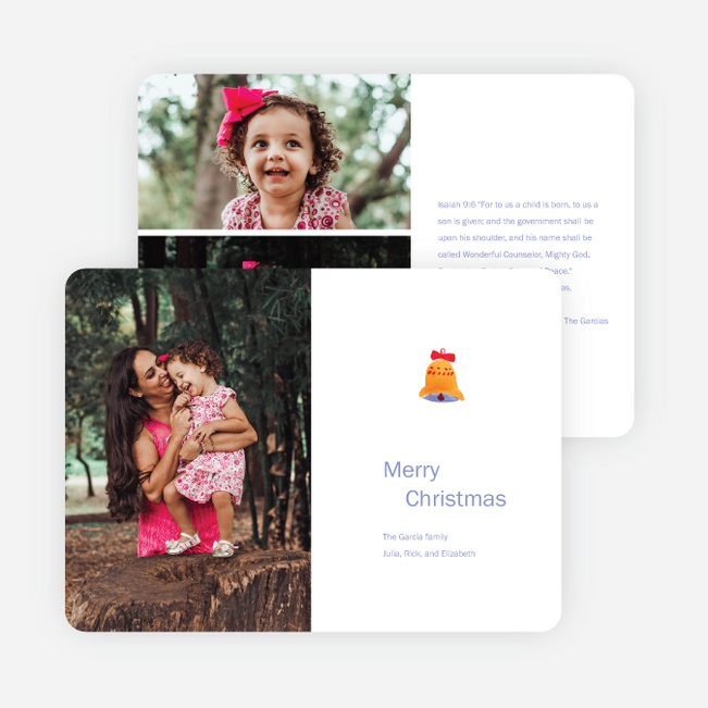 Winter Necessities Christmas Cards - Blue
