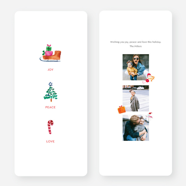 Winter Nostalgia Christmas Cards - Multi