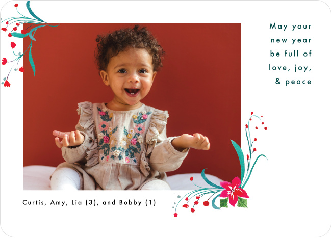 Festive Flourish Christmas Cards  Paper Culture