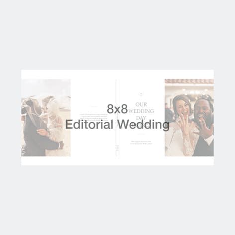 Hardcover Layflat Modern Wedding Photo Album