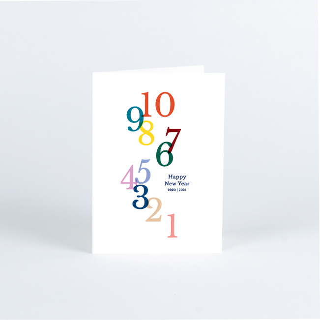Exciting Countdown Business and Corporate Holiday Cards - Multi