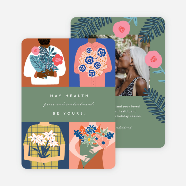 Shared Message Christmas Photo Cards & Holiday Photo Cards - Multi