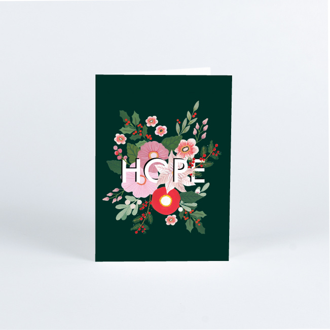 Bundle of Hope Business and Corporate Holiday Cards - Green