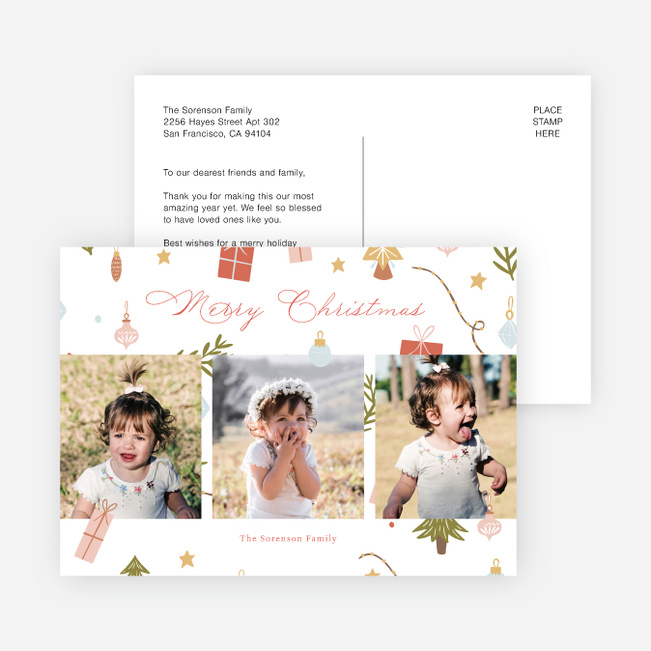 Merry Frenzy Christmas Cards - Multi