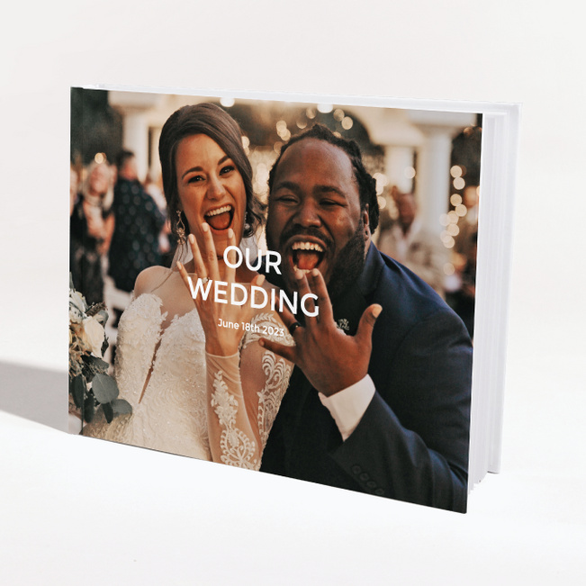 Hardcover Layflat Simply Photo Wedding Photo Book | Paper Culture