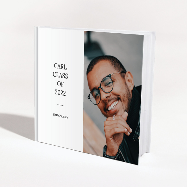 Hardcover Layflat Editorial Graduation Photo Book | Paper Culture