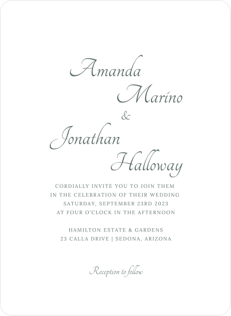 Classic Appeal Wedding Invitations | Paper Culture