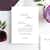 Classic Appeal Wedding Invitations - Purple