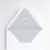Foil Lovely Flourish Wedding Envelope Liners - Gray