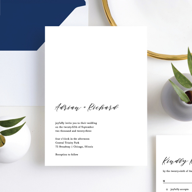 Love Anyway Wedding Invitations - White