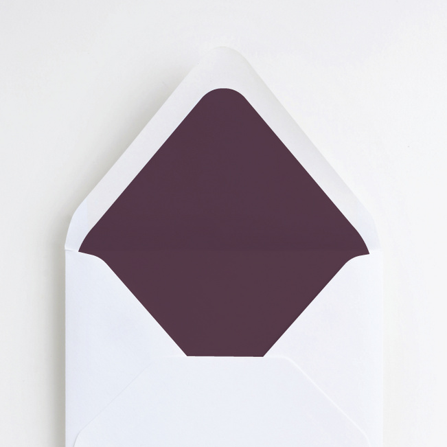 New Journey Wedding Envelope Liners - Purple