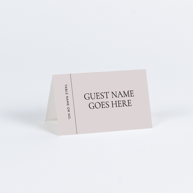 New Journey Wedding Name Cards & Place Cards - Purple