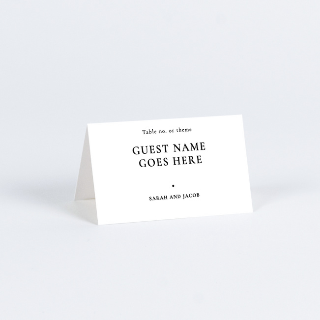 Winning Combination Wedding Name Cards & Place Cards | Paper Culture